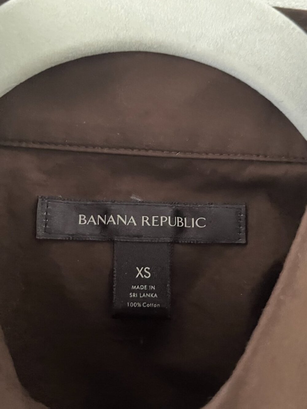 Banana Republic The Oversized Shirt in Brown Size XS - Picture 5 of 5
